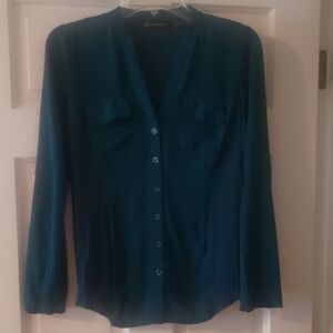 INC International Concepts Teal Button-Down Shirt